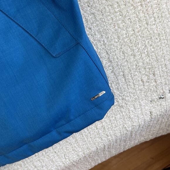 Y2K Salomon Blue Hooded Ski Jacket Clima Pro Storm 20000 Ski Jacket Men M - Picture 10 of 16